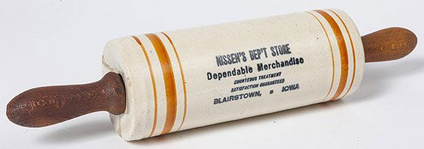 Advertising Stoneware Rolling Pin (1 of 5)