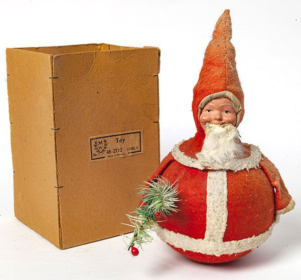 German Rolly-Polly Santa in Box (1 of 6)
