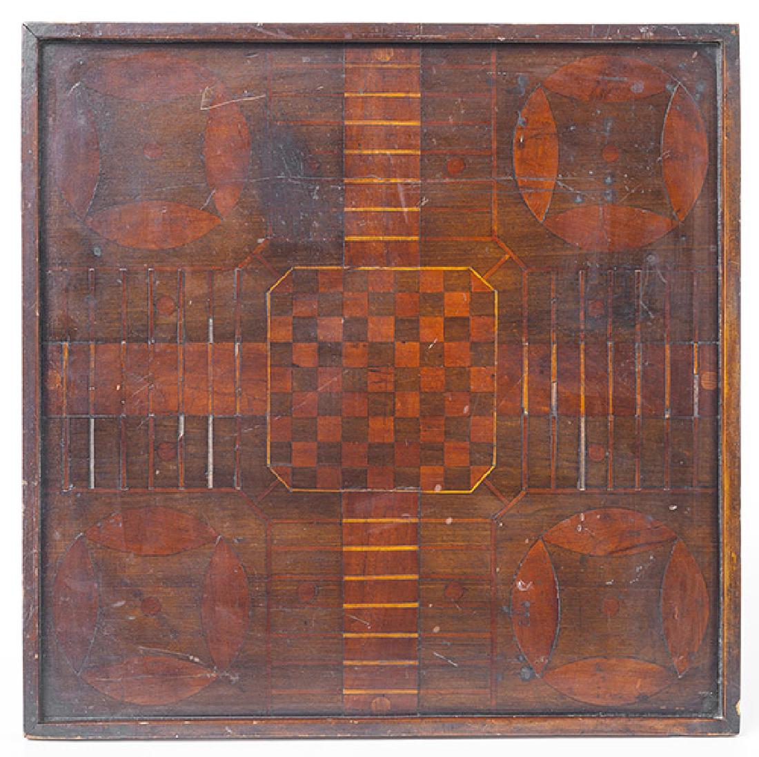 Parcheesi Inlaid Game Board (1 of 9)