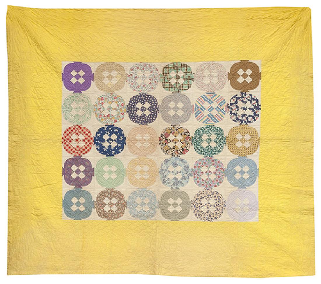 Pieced Quilt w/ Conestoga Wagon Quilting (1 of 10)