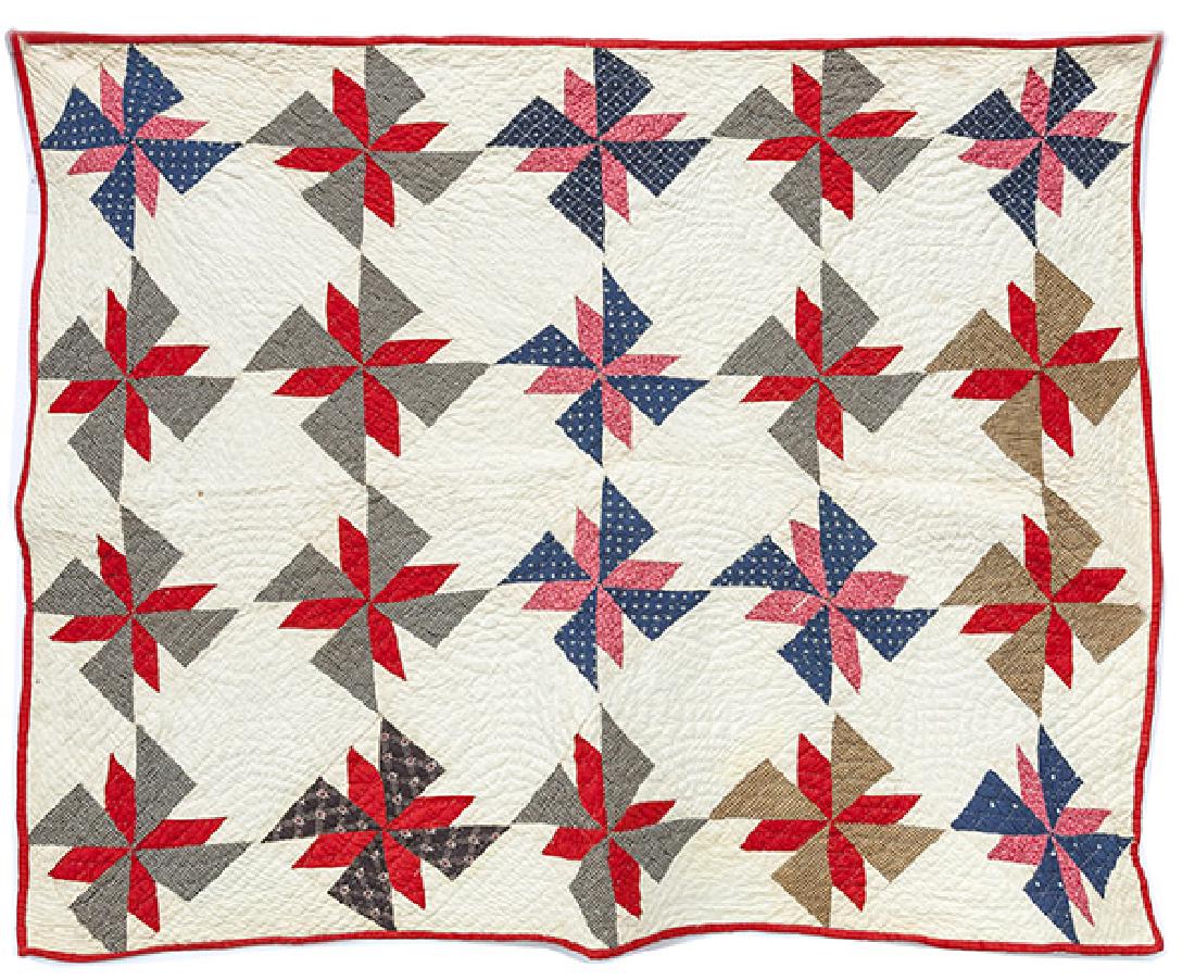 Early Pieced Crib Quilt (1 of 7)