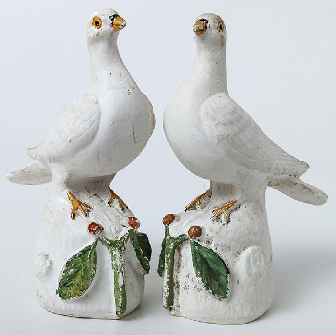 Pair Chalkware Doves (1 of 8)