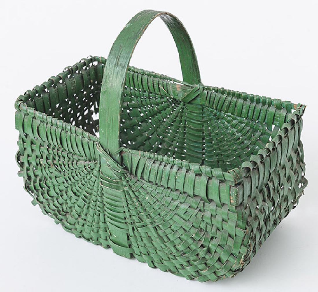 Flat Sided Basket in Old Paint (1 of 7)