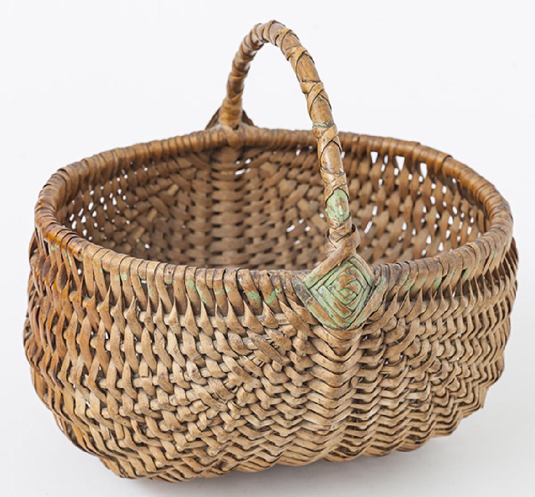 Early Gathering Basket with Old Paint (1 of 8)