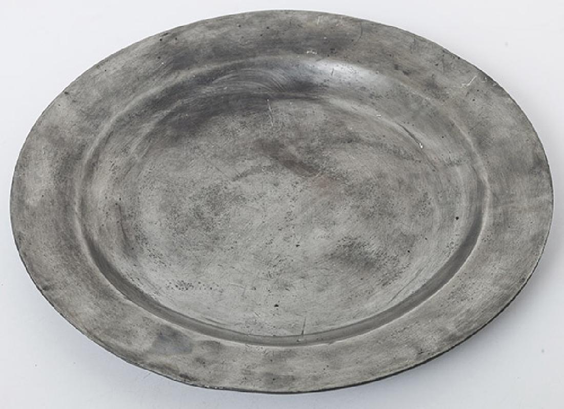 Large English Pewter Charge (1 of 8)