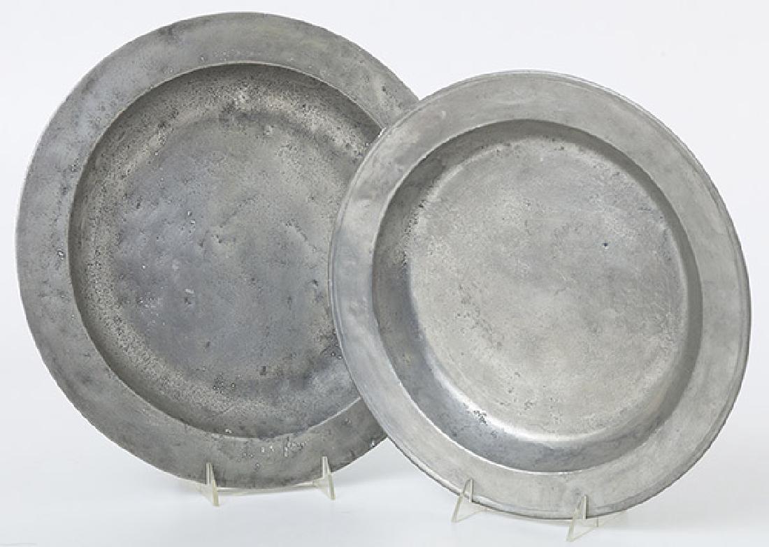 Two Pewter Chargers (1 of 9)