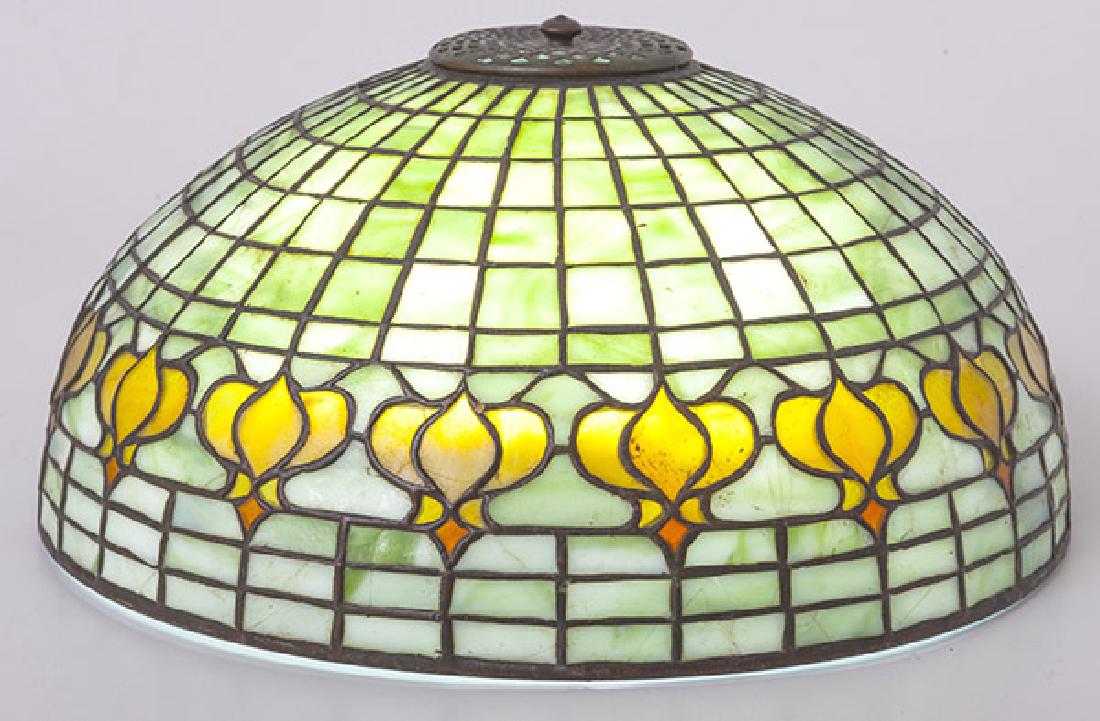 Tiffany Pomegranate Leaded Glass Shade (1 of 9)