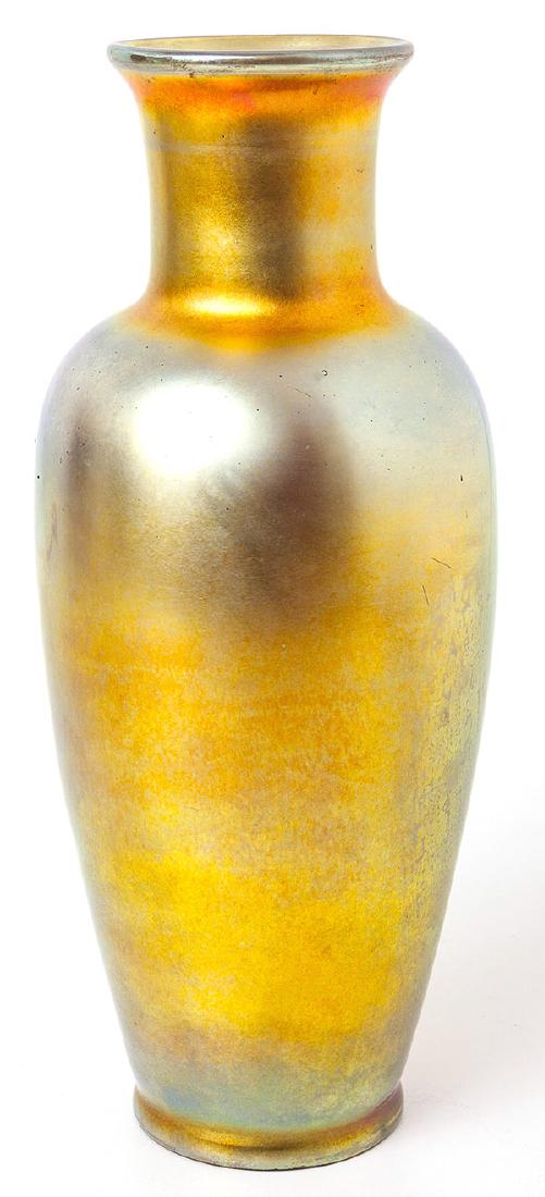 Steuben Gold Aurene Vase (1 of 7)