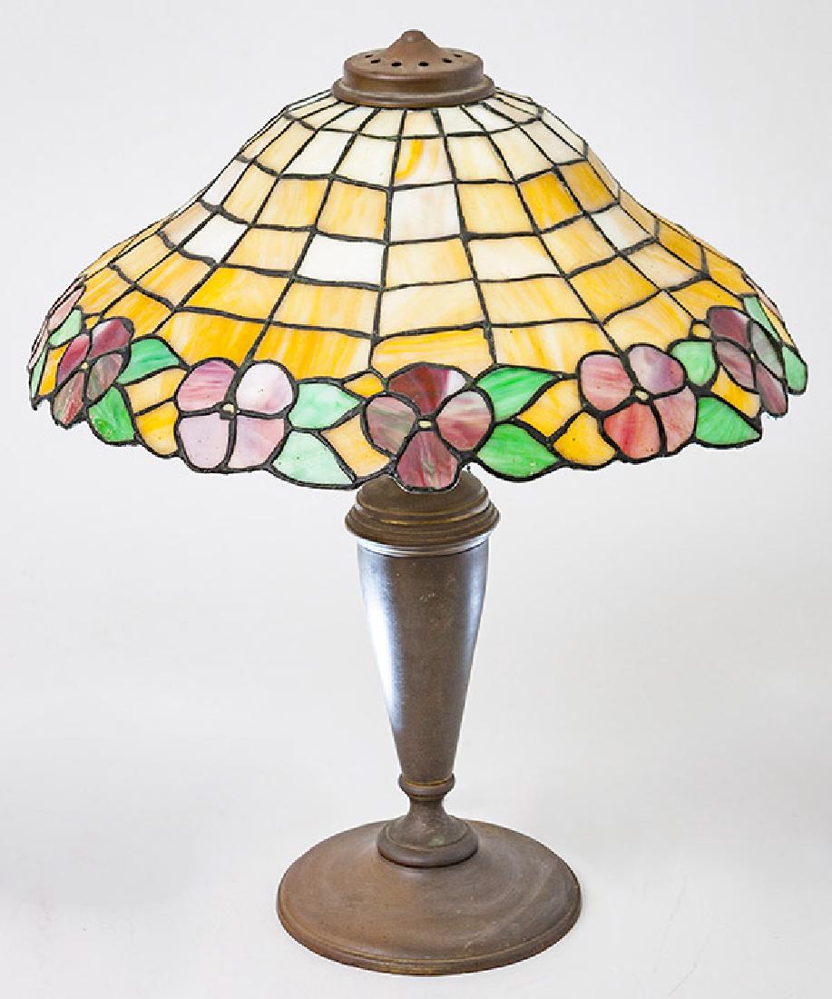 Mosaic Leaded Glass Table  Lamp (1 of 10)