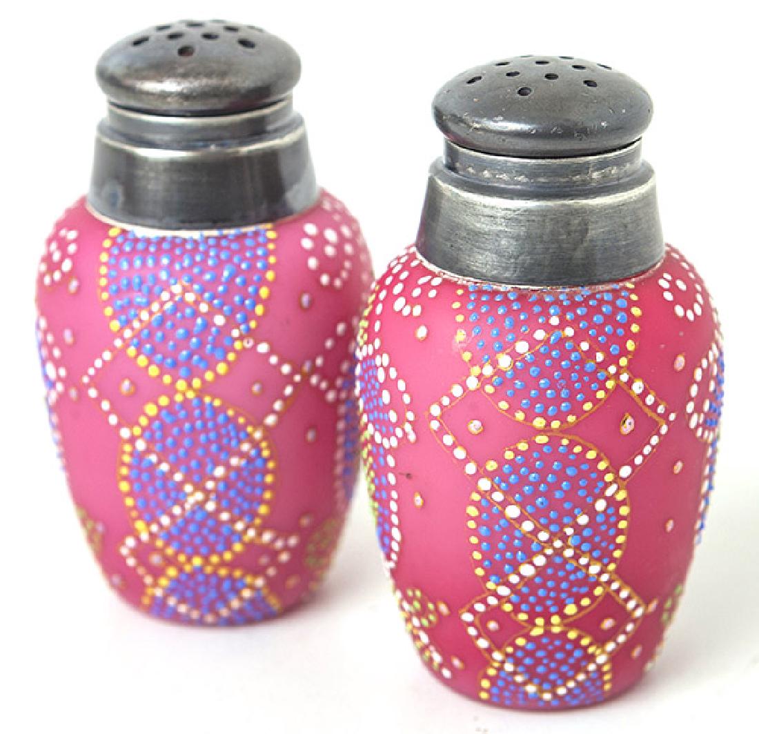 Victorian Art Glass Salt & Pepper (1 of 5)