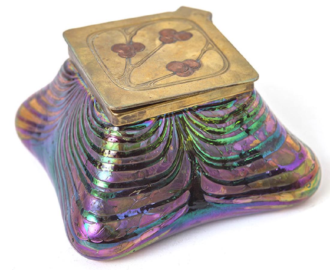 Loetz Art Glass Inkwell (1 of 9)
