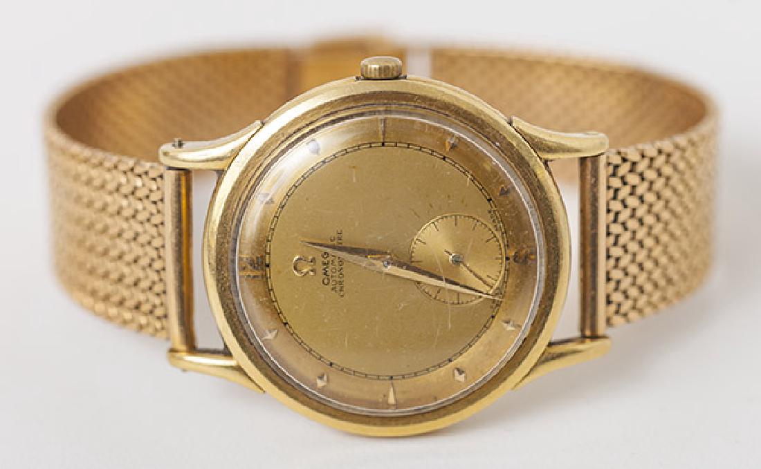 Men's Omega Automatic 18k Gold Wrist Watch (1 of 9)