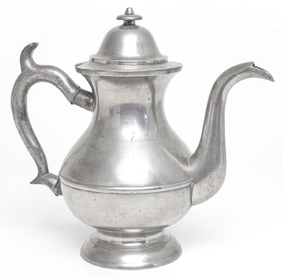 Sellew Cincinnati Ohio Pewter Coffee Pot (1 of 8)