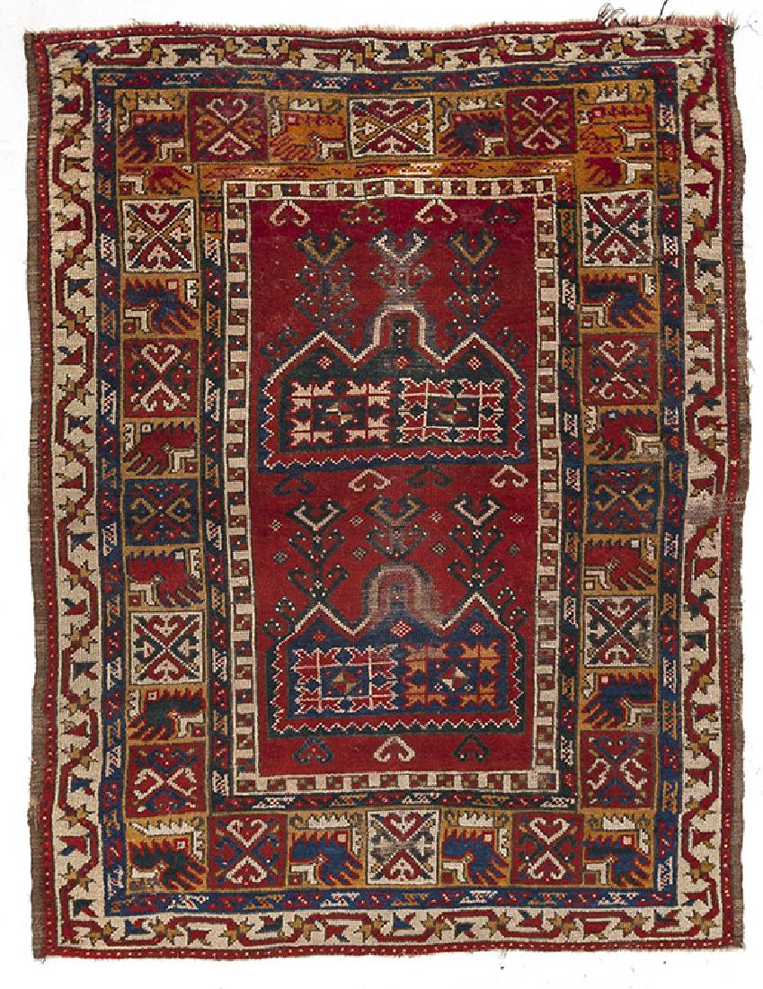 Antique Caucasian Oriental Prayer Rug (1 of 8)