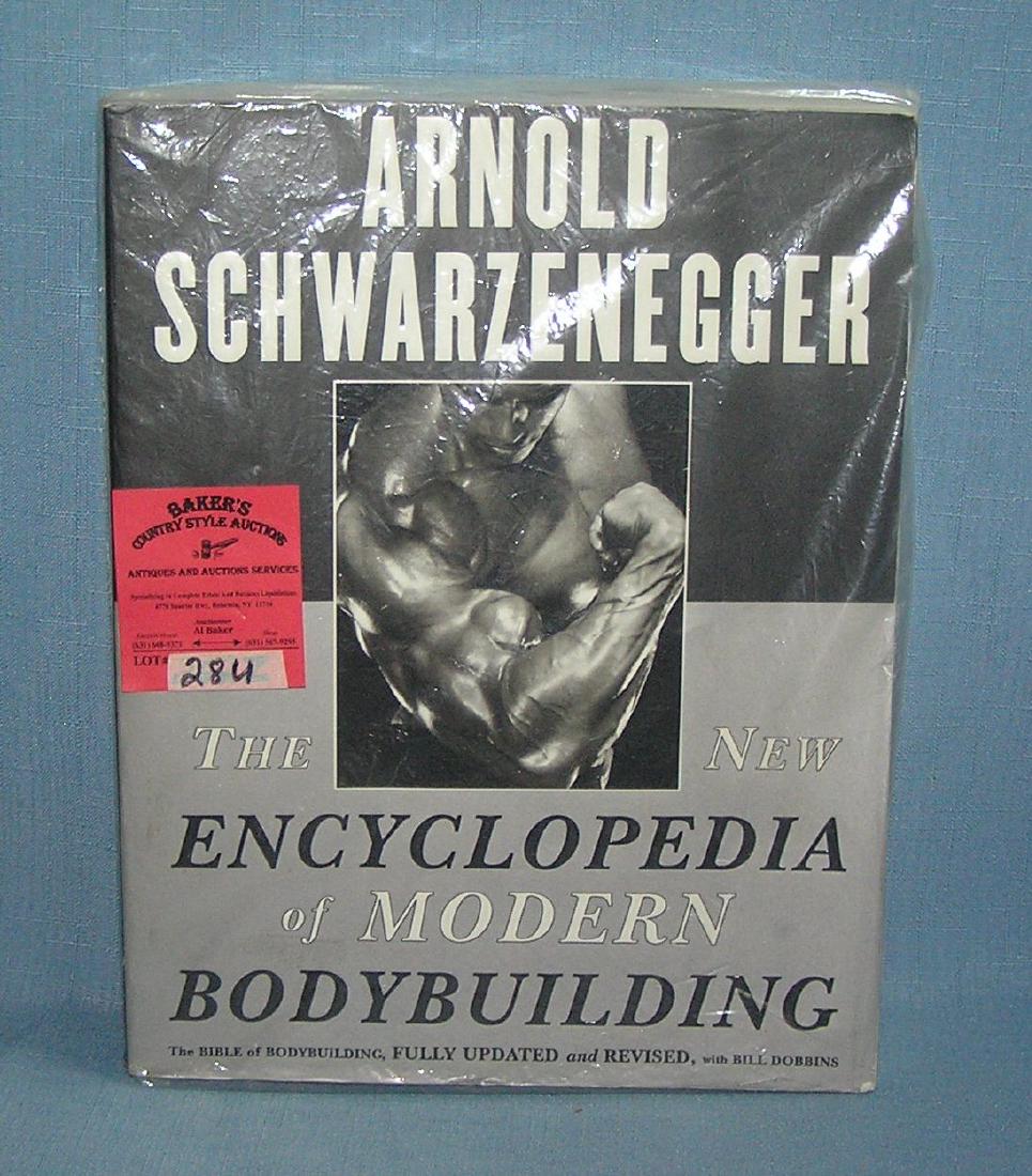 A. Schwarzenegger encyclopedia of mod. body building: Arnold Schwarzenegger the new encyclopedia of modern body building, the bible of body building circa 1978 this book is almost 2 inches thick, loaded with vintage photos and tips on body building est. 