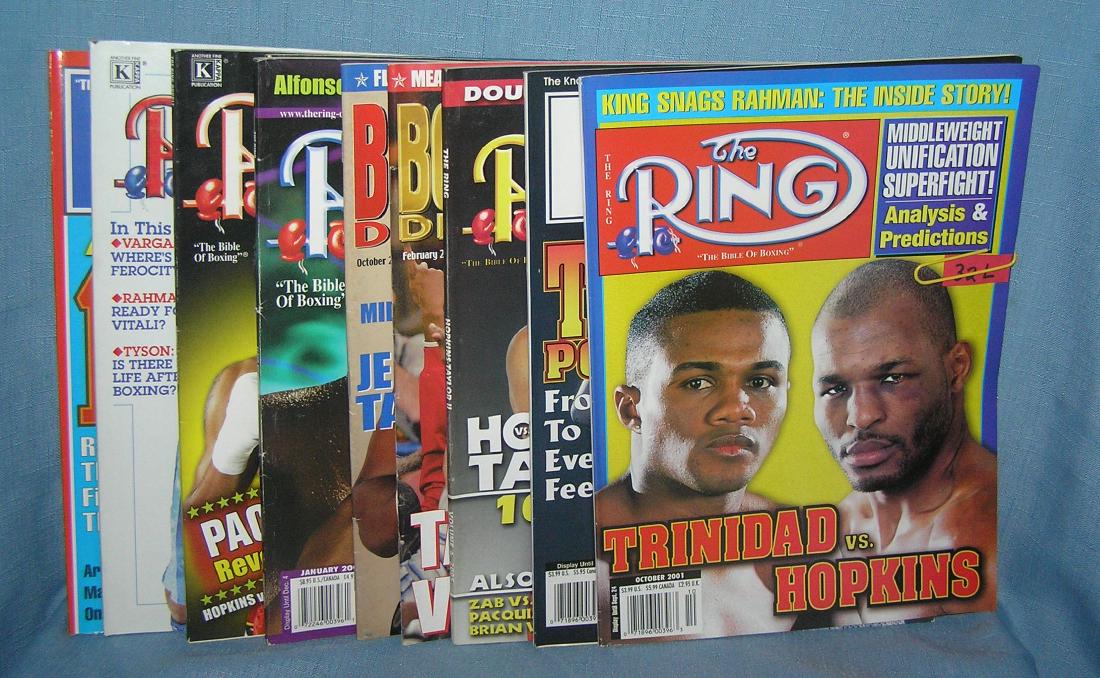 Group of vintage boxing magazines: Group of vintage boxing magazines est. value $25.00-$30.00