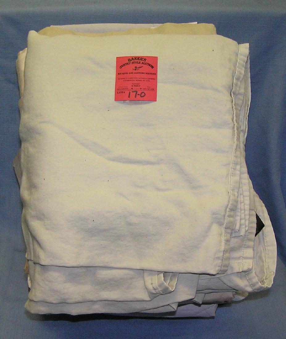 Box of quality linens: Box of quality linens est. value $40.00-$50.00