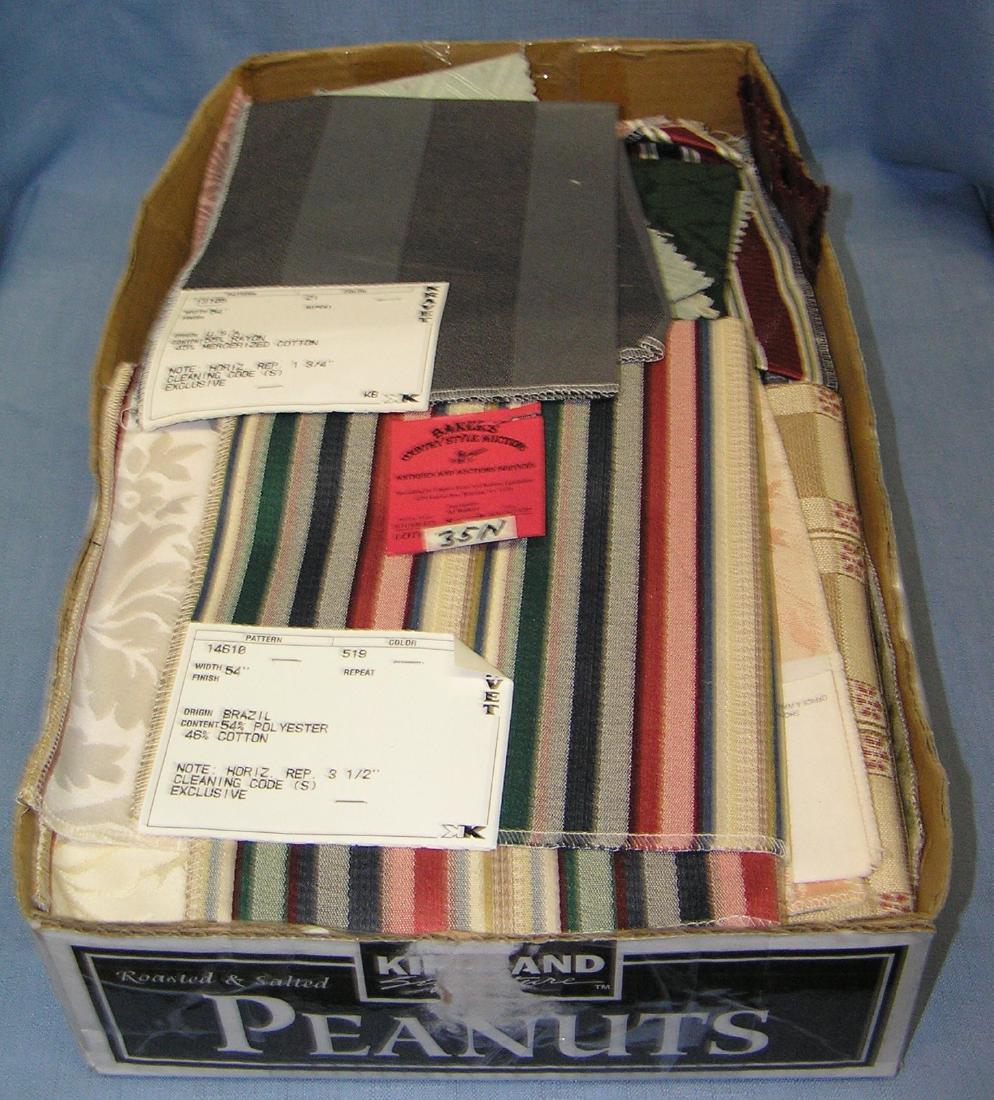Box full of vintage linens: Box full of vintage linens est. value $30.00-$35.00