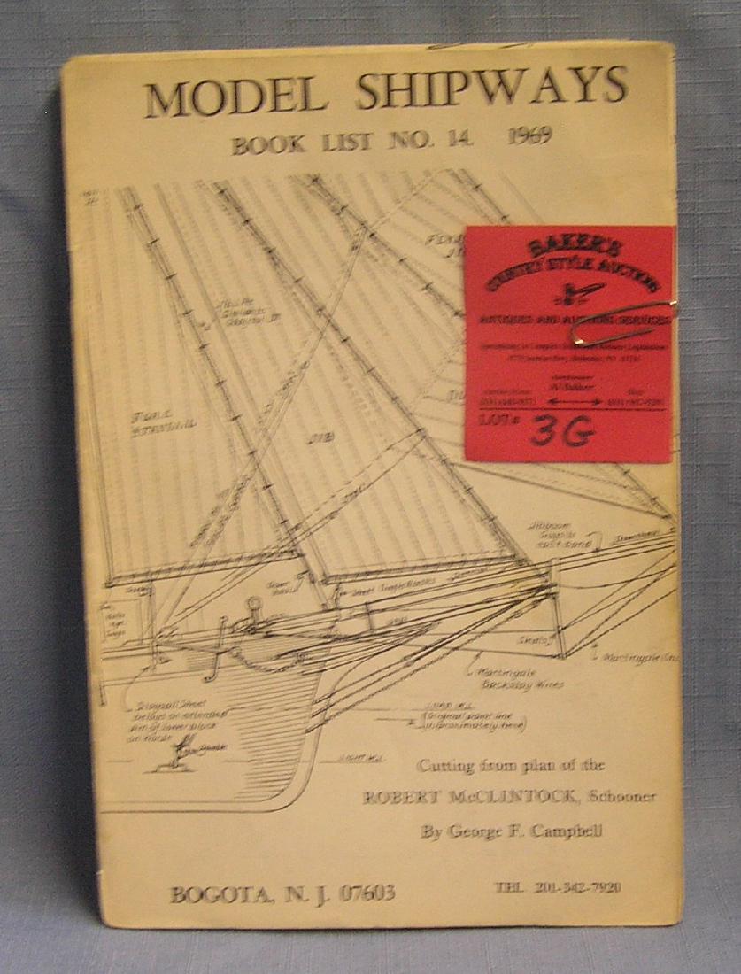 ship model building plans and brochures: Group of vintage ship model building plans and brochures est. value $40.00-$50.00
