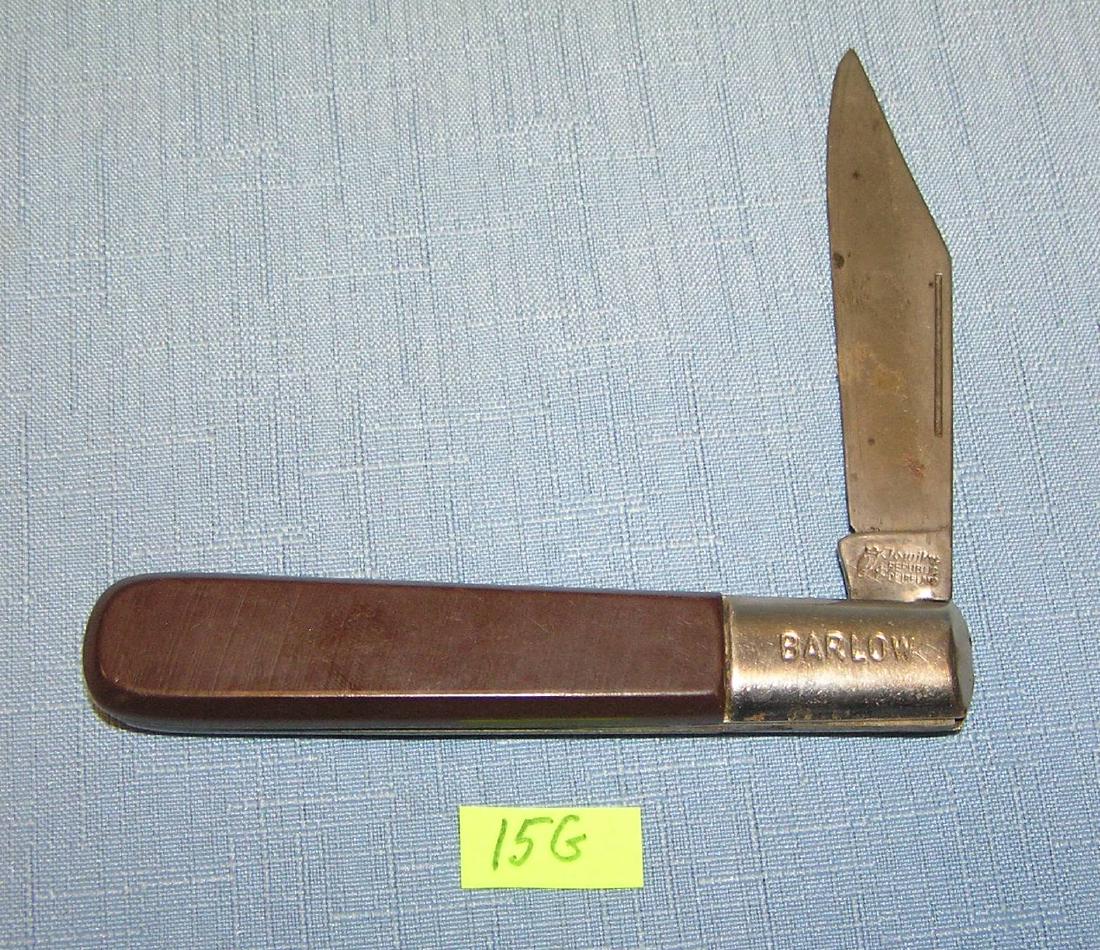 Vintage Barlow pocket knife: Vintage Barlow pocket knife by Towika of Ireland est. value $40.00-$45.00