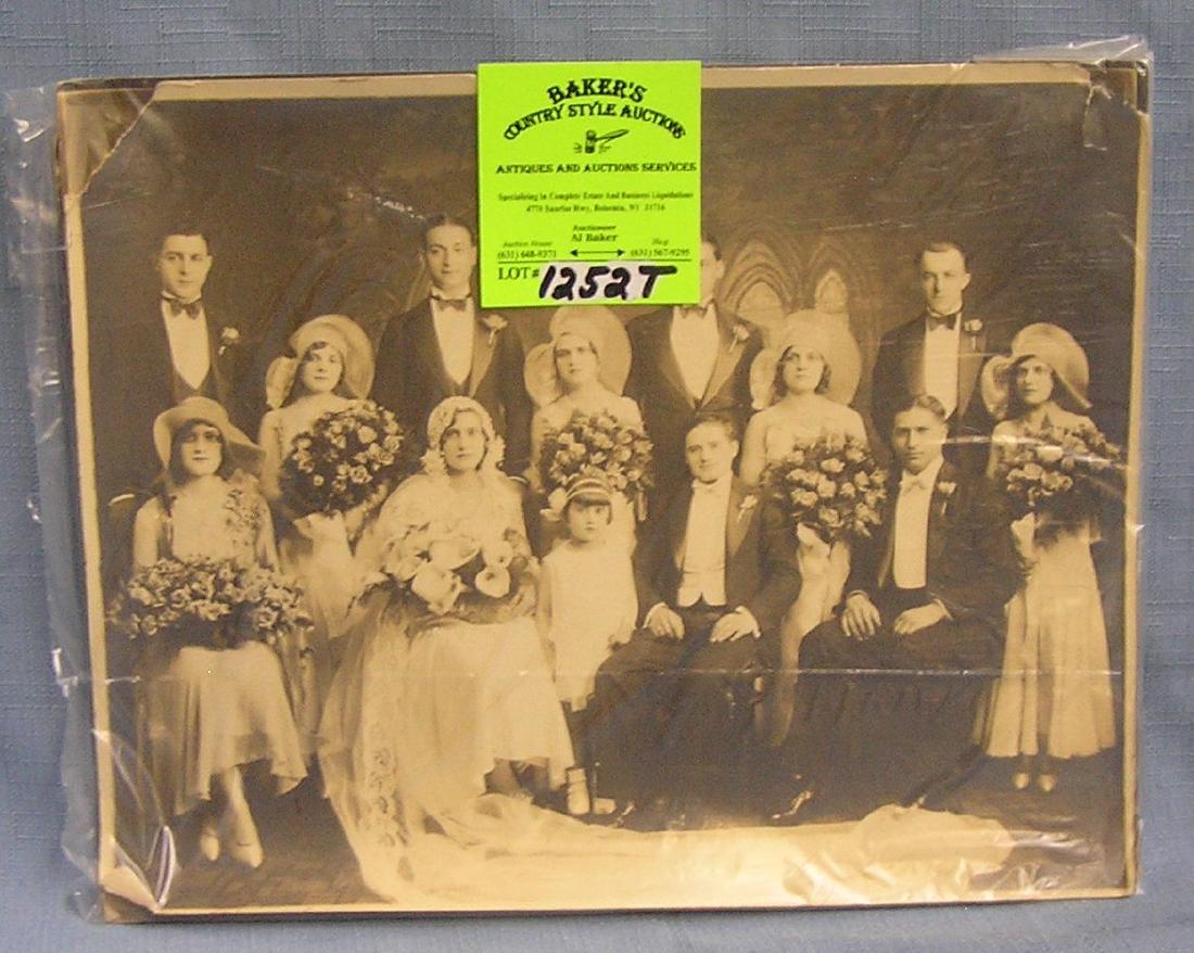 Group of vintage and antique wedding photos: Group of vintage and antique wedding photos est. value $50.00-$75.00
