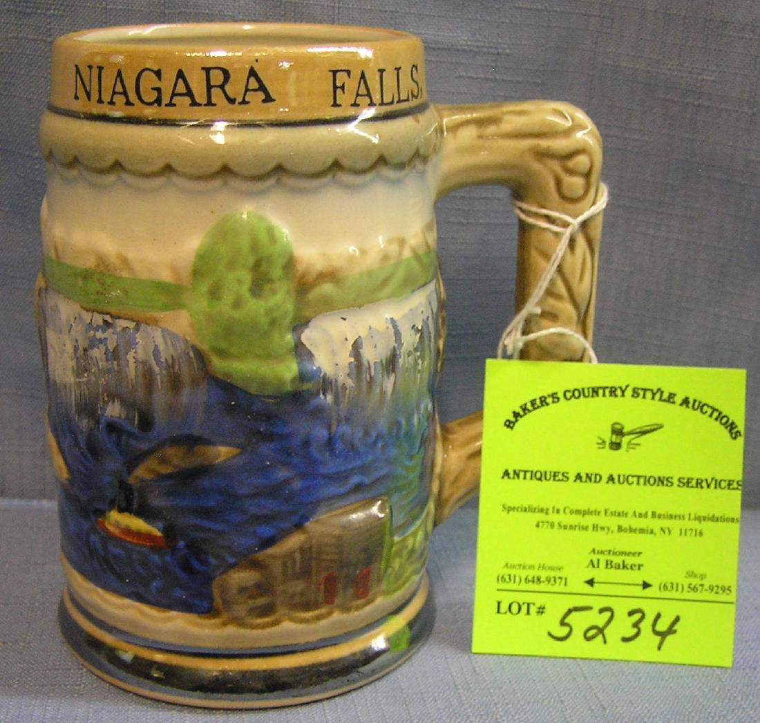 Vintage souvenir mug from Niagara Falls Canada: Vintage souvenir mug from Niagara Falls Canada Hand painted $40.00-$50.00