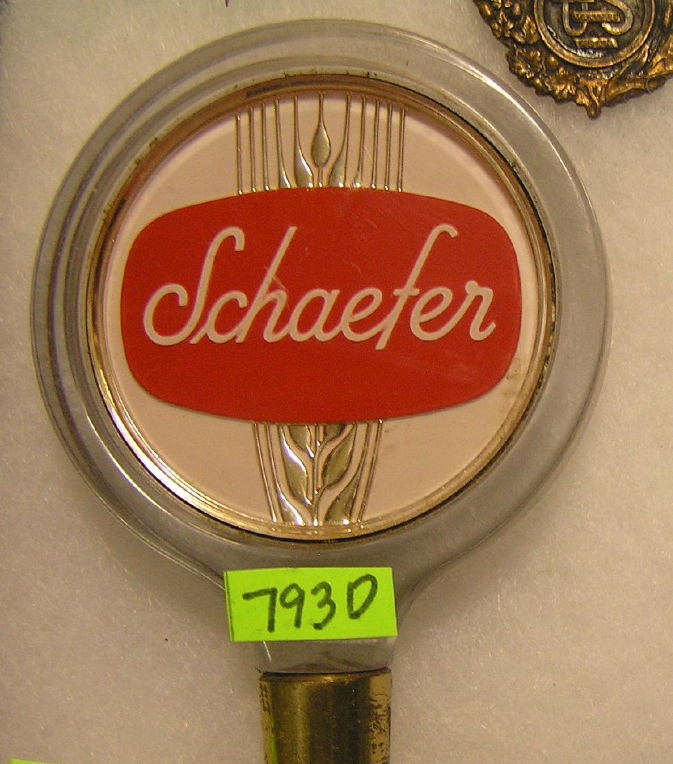 Vintage 1950’s Schaefer's beer tap handle: Vintage 1950’s Schaefer's beer tap handle $75.00-$100.00