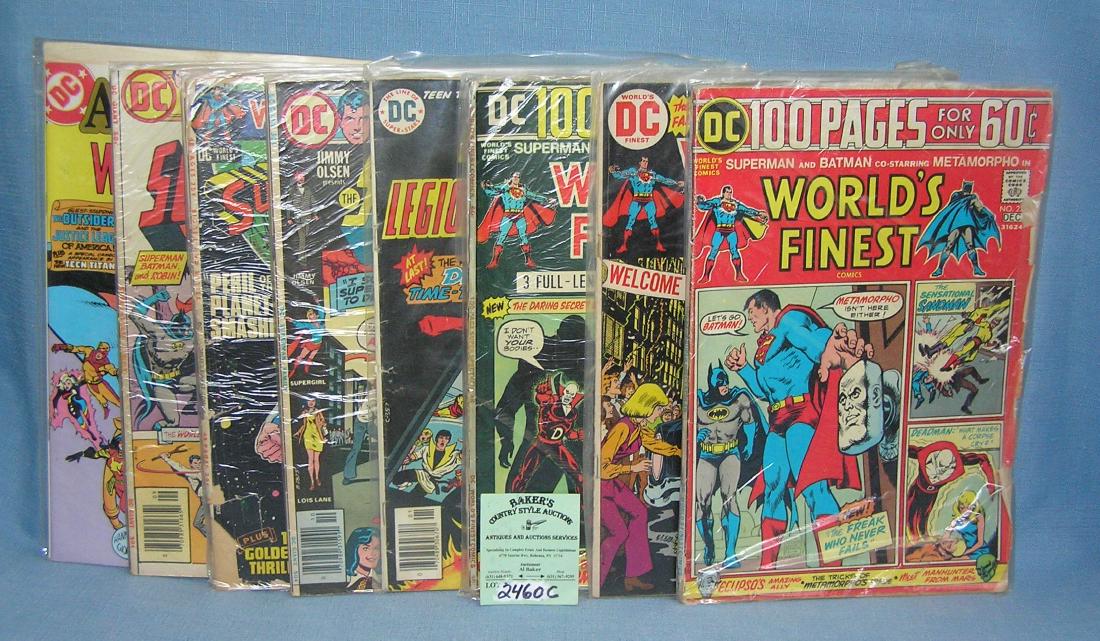 Group of early Superman comic books: Group of early Superman comic books est. value $90.00-$100.00