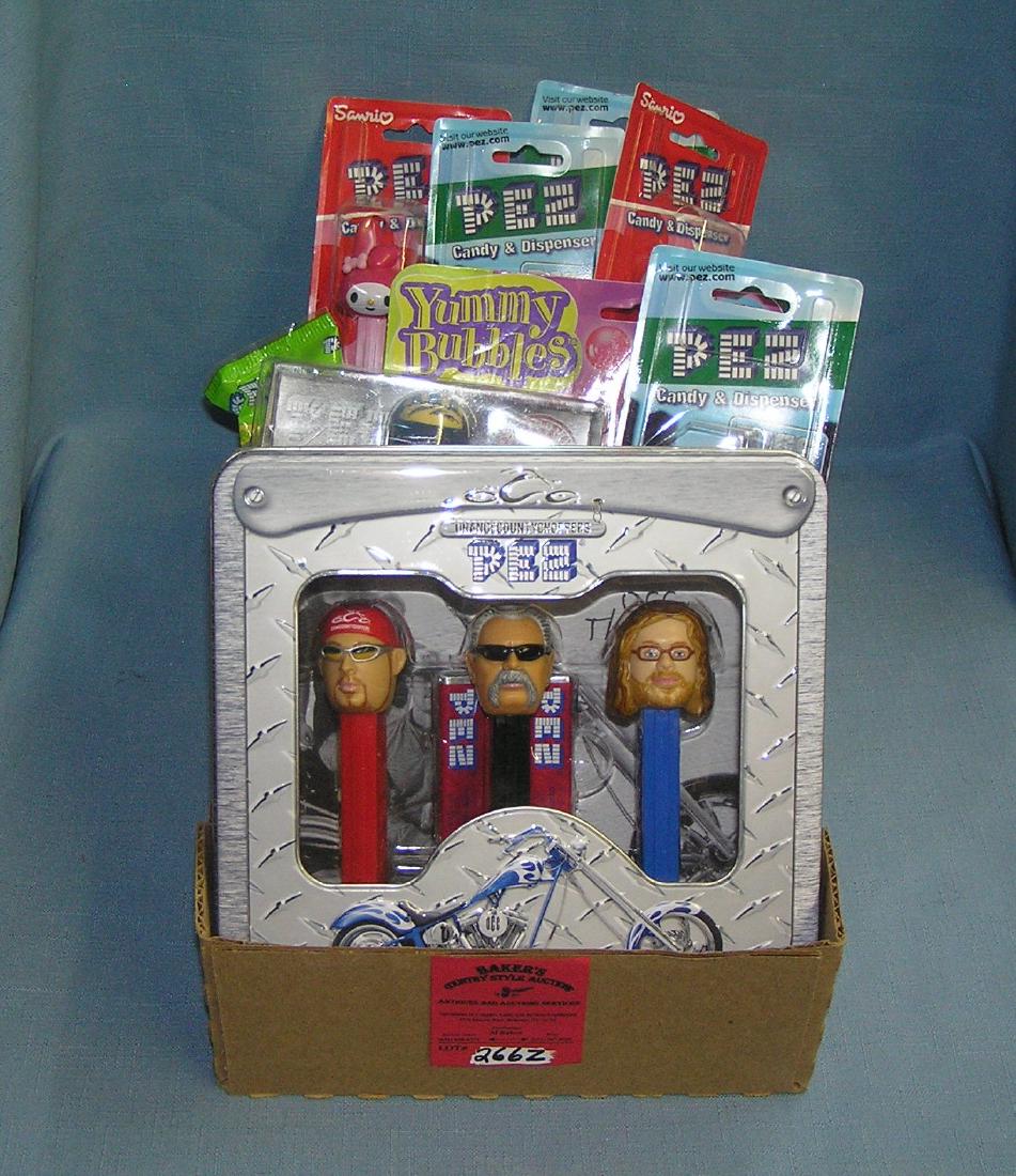 Box full of vintage PEZ candy containers: Box full of vintage PEZ candy containers est. value $100.00-$150.00