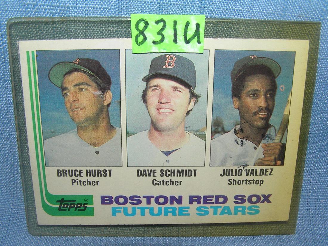 Bruce Hurst rookie baseball card: Bruce Hurst rookie baseball card