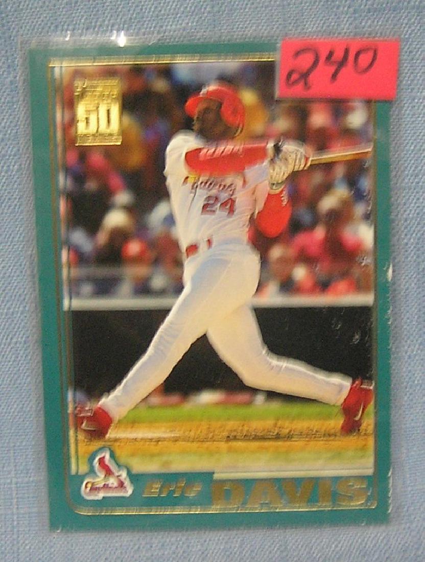 Vintage Eric Davis baseball card: Vintage Eric Davis baseball card