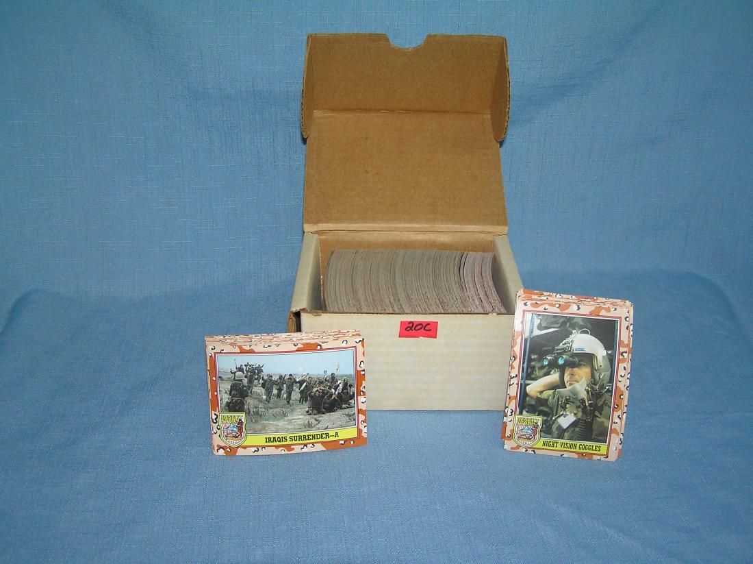 Desert Storm card set: Desert Storm card set est. value $25.00-$35.00