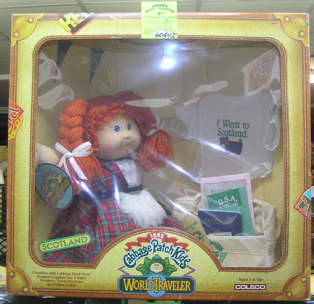 Vintage boxed Cabbage Patch kid's doll, 1985: Vintage boxed Cabbage Patch kid's doll, 1985 Scotland est. value $90.00-$100.00