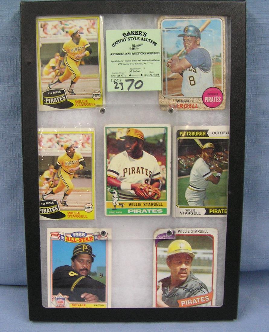 Vintage Willie Stargell baseball cards: Collection of vintage Willie Stargell baseball cards
