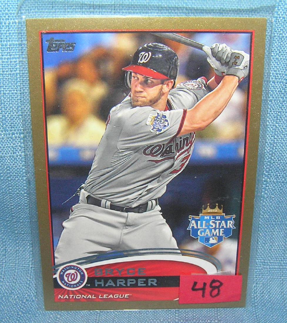 Bryce Harper rookie baseball card: Bryce Harper rookie baseball card