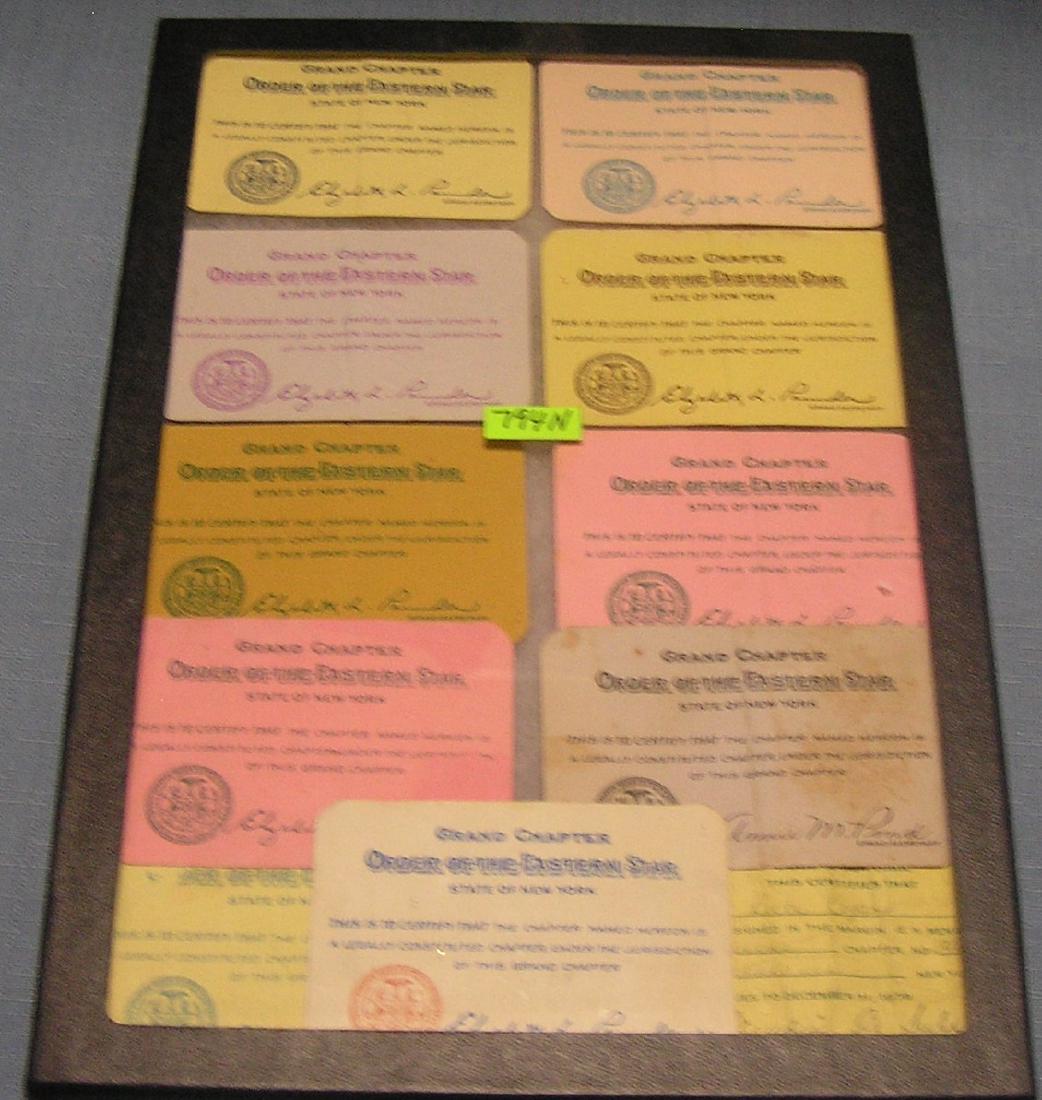 Collection of vintage Masonic badges: Collection of vintage Masonic membership badges $50.00-$60.00