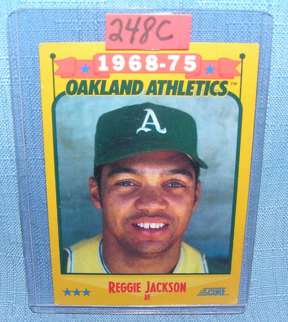 Reggie Jackson Baseball card: Reggie Jackson Baseball card