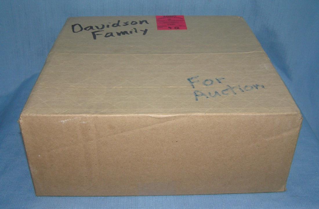 Moving and Storage Company mystery box: Moving and Storage Company mystery box lot marked Davidson family est. value $25.00-$30.00