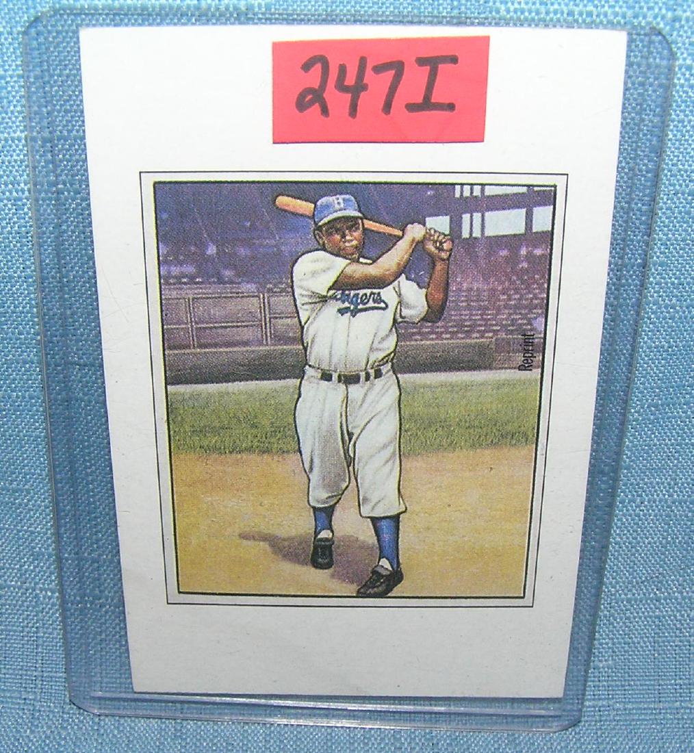Jackie Robinson Baseball card: Jackie Robinson Baseball card