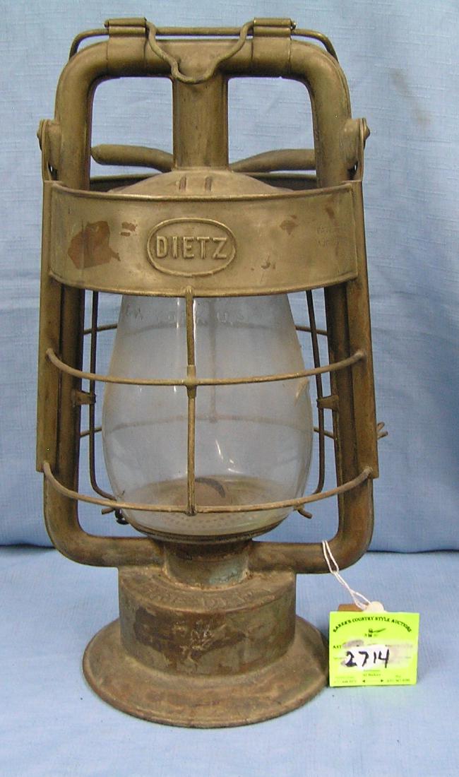 Early American LA France style fire lantern: Early American LA France style fire lantern by Dietz circa early 1900’s est. value $400.00-$500.00