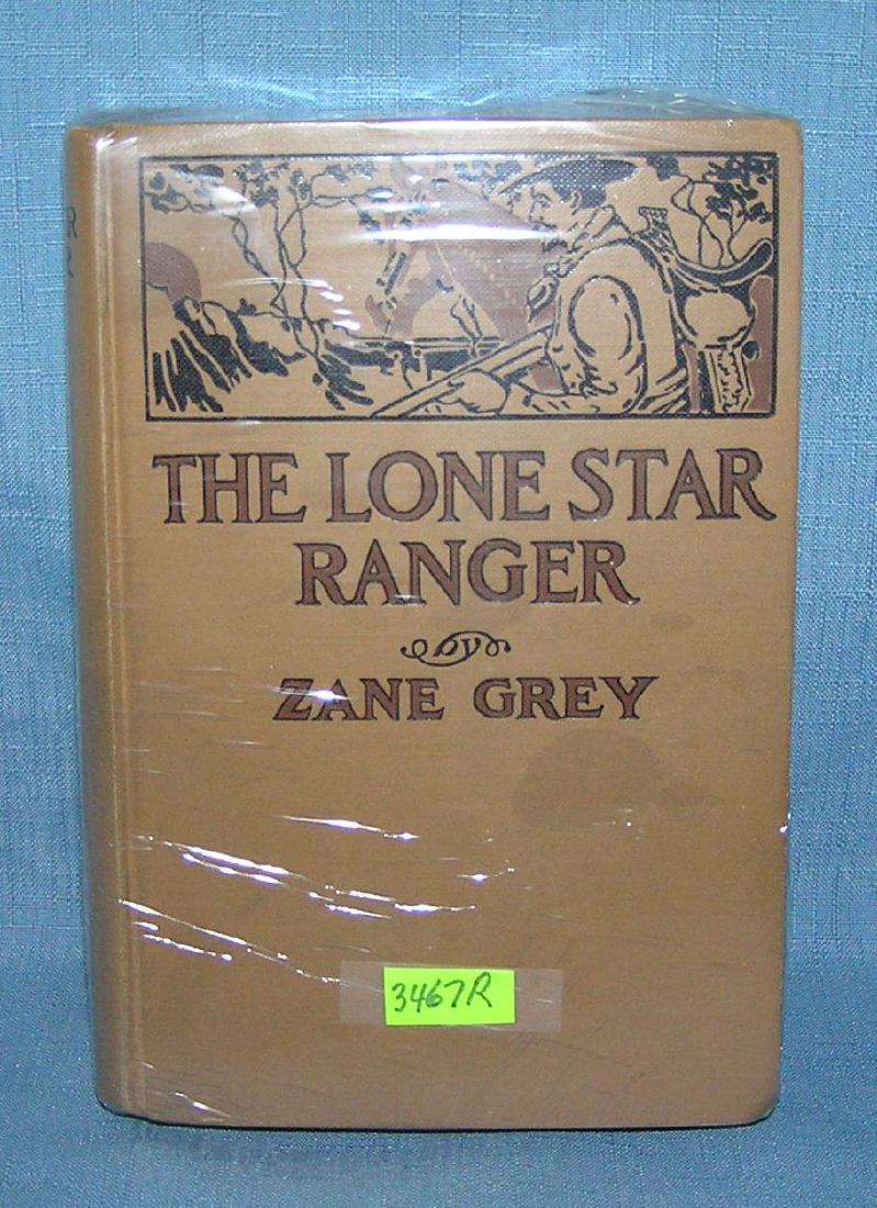 The Lone Star Range by Zane Grey: The Lone Star Range by Zane Grey 1915 first edition est. value $65.00-$75.00