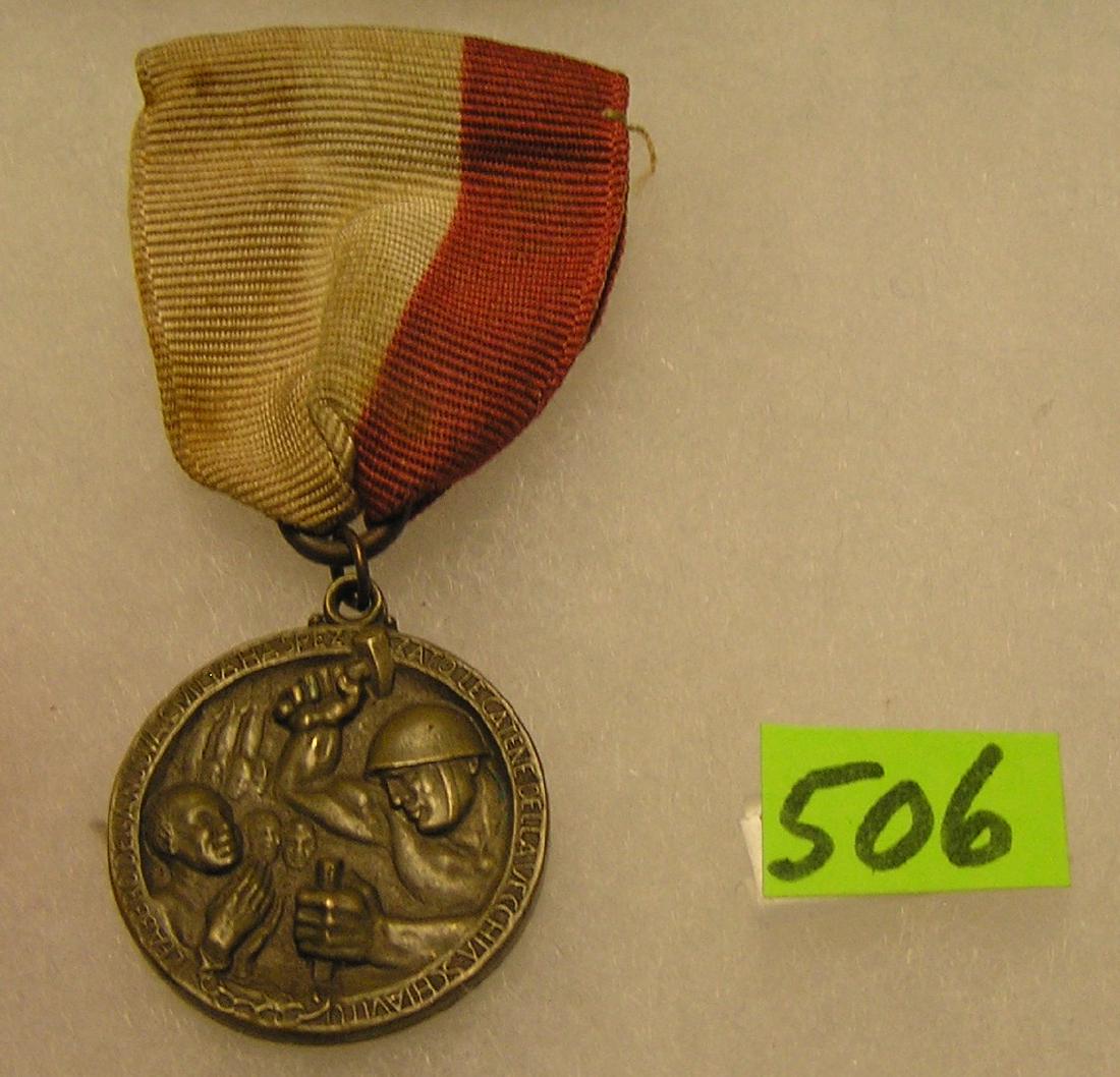 Early military medal and ribbon: Early military medal and ribbon est. value $75.00-$100.00