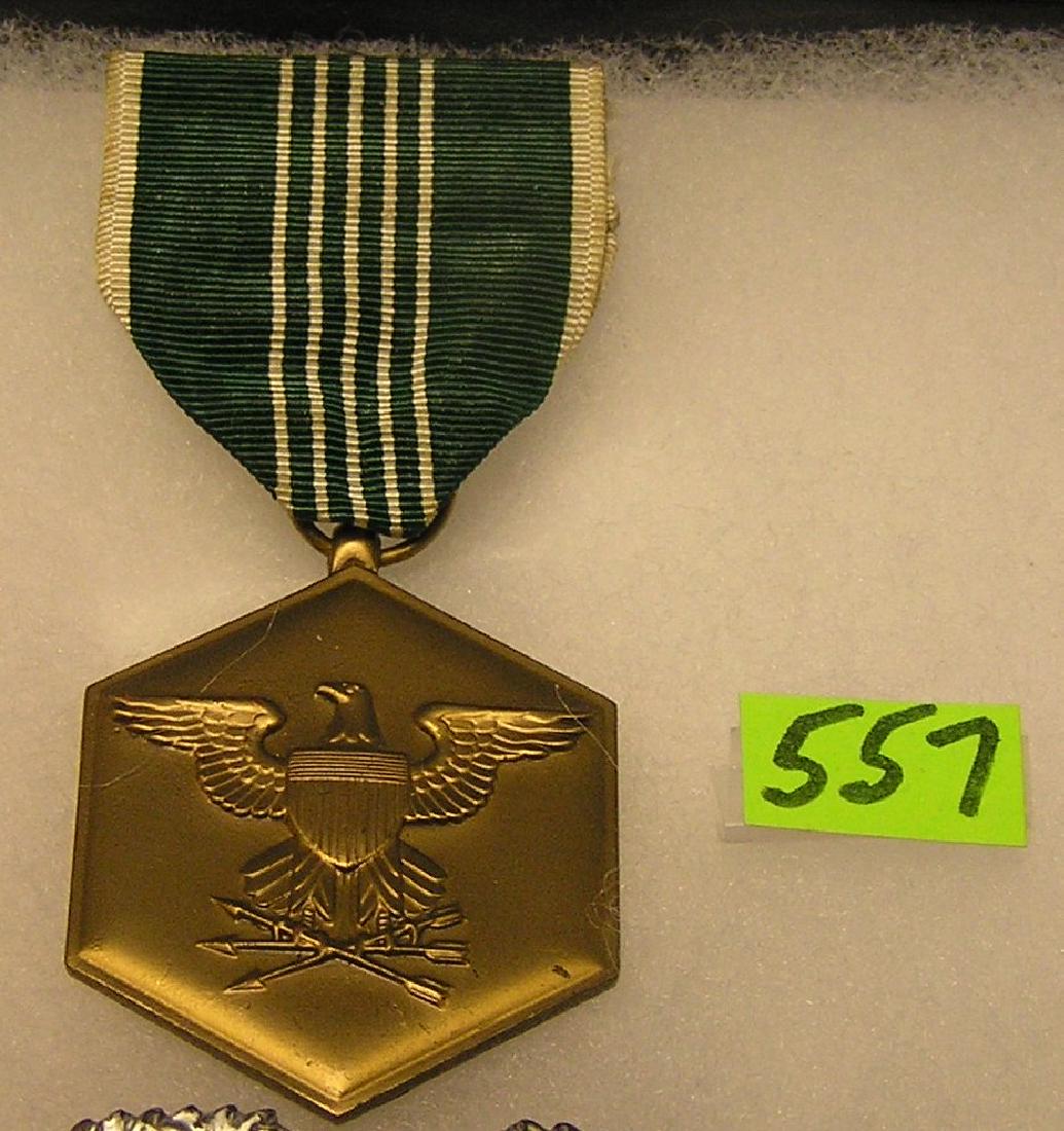 Army commendation medal and ribbon: Army commendation medal and ribbon est. value $50.00-$60.00