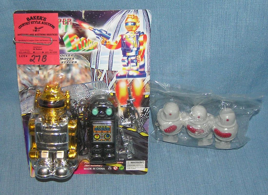 Group of robot toys: Group of robot toys includes remote controlled and ramp walkers est. value $25.00-$30.00