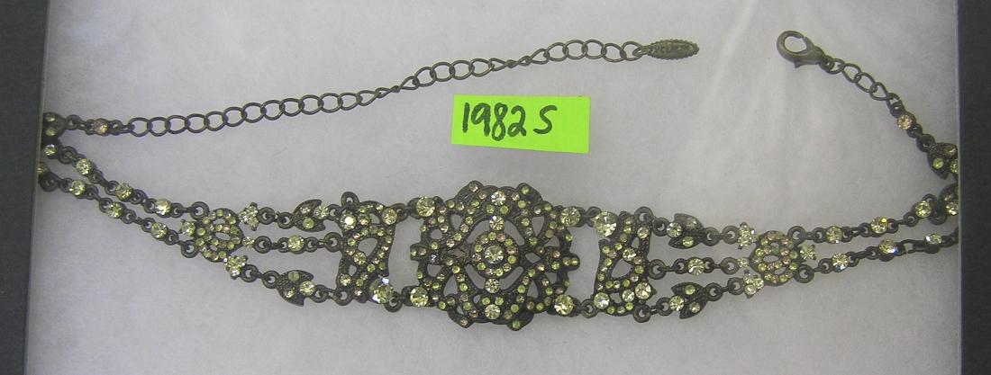 Signed U. C. L. M. tm choker necklace: Signed U. C. L. M. tm choker necklace circa 1930's est. value $50.00-$60.00