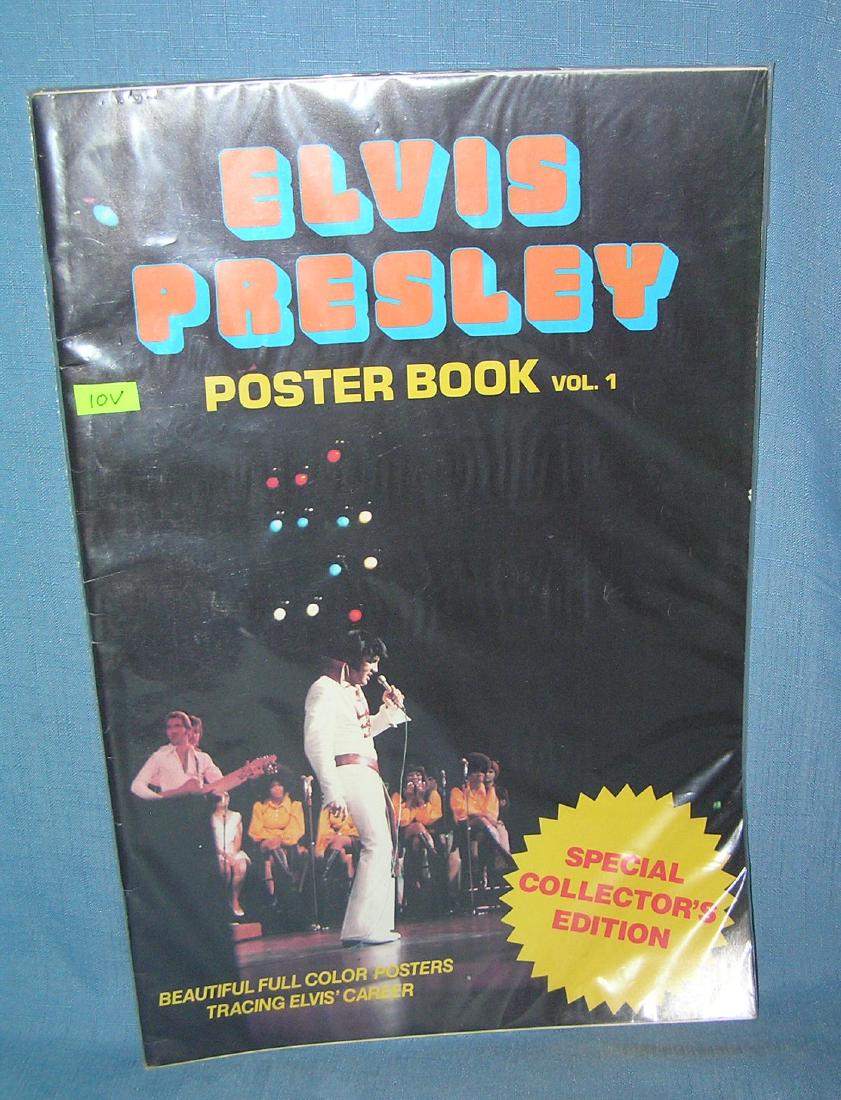 Elvis Presley oversized poster book: Elvis Presley oversized poster book volume number 1 1978 est. value $40.00-$60.00