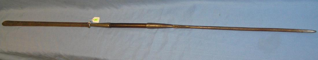 High quality early Zulu warrior spear: High quality early Zulu warrior spear circa 1840’s-1860’s est. value $1000-$1200