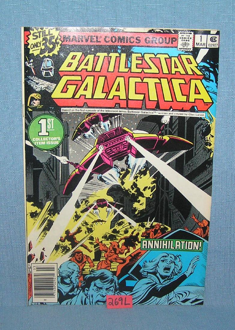 Battle Star Galactica comic book 1st edition 1979: Vintage Battle Star Galactica comic book by Marvel, rare first edition circa 1979 est. value $30.00-$35.00