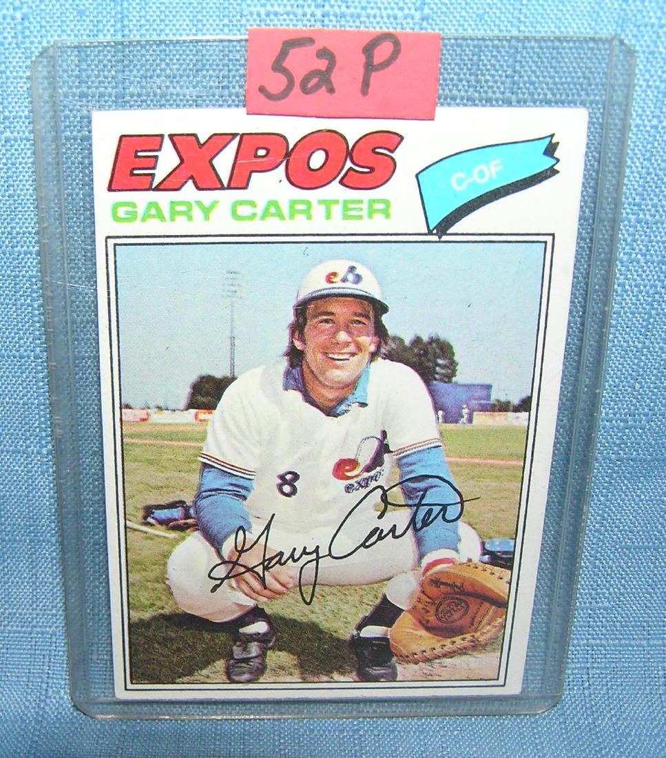 Vintage Gary Carter all star baseball card: Vintage Gary Carter all star baseball card