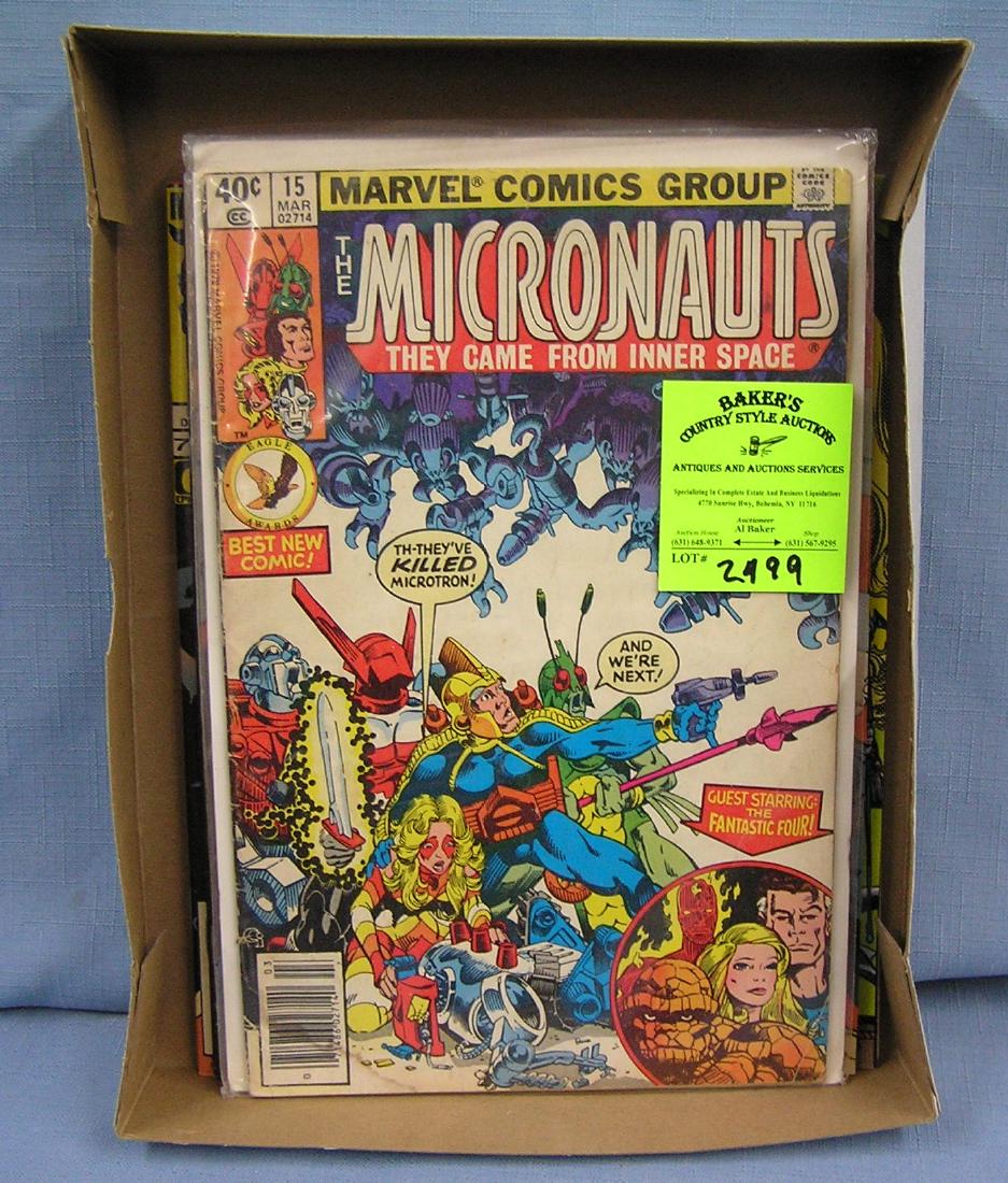 Collection of vintage Marvel comic books: Collection of vintage Marvel comic books featuring the Micronauts, Elf Quest, Night Crawler, Cloak and Dagger and more est. value $25.00-$35.00